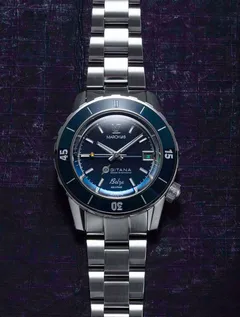 March LA.B Belza Gitana, blue ceramic bezel