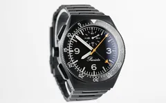 Timefactors Precista Mission Timer PRS-56 in black DLC, on DLC bracelet