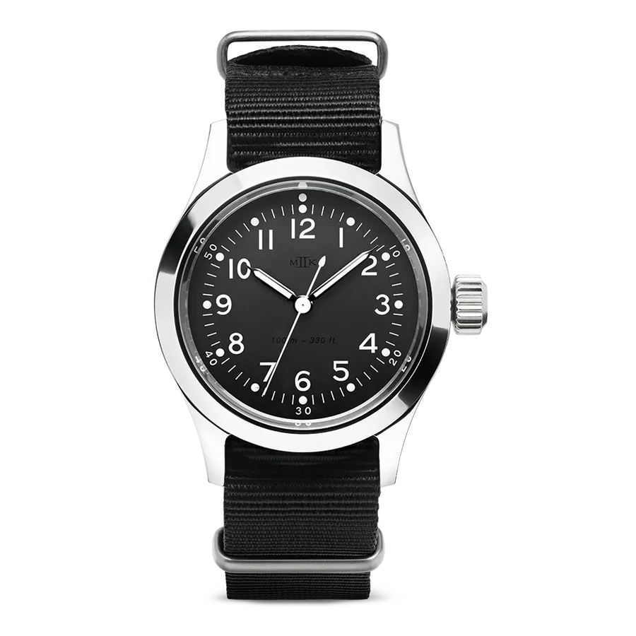 MKII Cruxible Hellion Non-date on a black UK MoD style strap