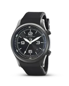 Elliot Brown Canford Gunmetal, Black Dial