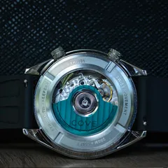 Feynman Cove, decorated ETA 2895-2 with Cove rotor through the display caseback