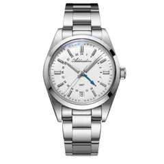 Addiesdive AD2065 GMT with silver-white dial