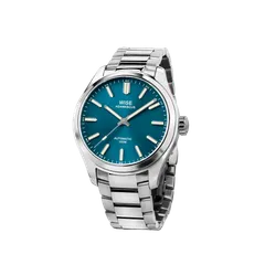 Wise Adamascus AD960 in 904L steel, blue-green sunray dial without date, on 904L bracelet
