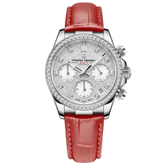 Pagani Design PD-1730 on red leather strap