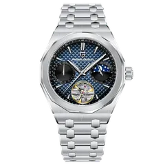 Pagani Design PD-YS036 with blue dial in a steel case and bracelet