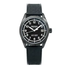Dryden Heartlander Solar, Nightfall Black in black PVD case