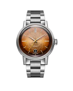 Undone Enamel Ambra on the steel bracelet