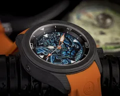 Ocean Crawler Lumed Carbon Fiber prototype, Neptune One dial