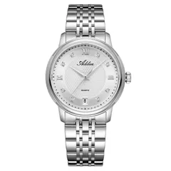 Addies AW25913 with silver hands and Roman numerals
