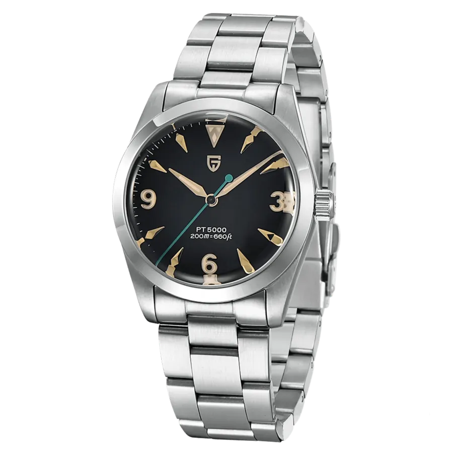 Pagani Design PD-1723 with black 3-6-9 dial on Oyster bracelet