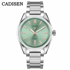 Cadisen C8227 with mint green dial and rose gold-tone hands and markers