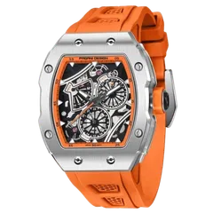 Pagani Design PD-YS012 with orange accents on orange strap