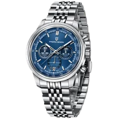 Pagani Design PD-1827 with blue dial on steel bracelet