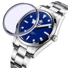 Addiesdive AD2113 with the domed crystal lifted off the case