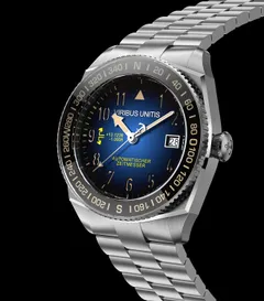 Viribus Unitis A11, titanium case, angled view