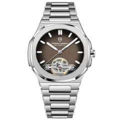 Pagani Design PD-YS025 with black-brown gradient dial on steel bracelet