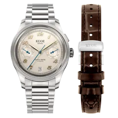 KUOE Royal Smith 90-010, Ivory, Brushed Dial