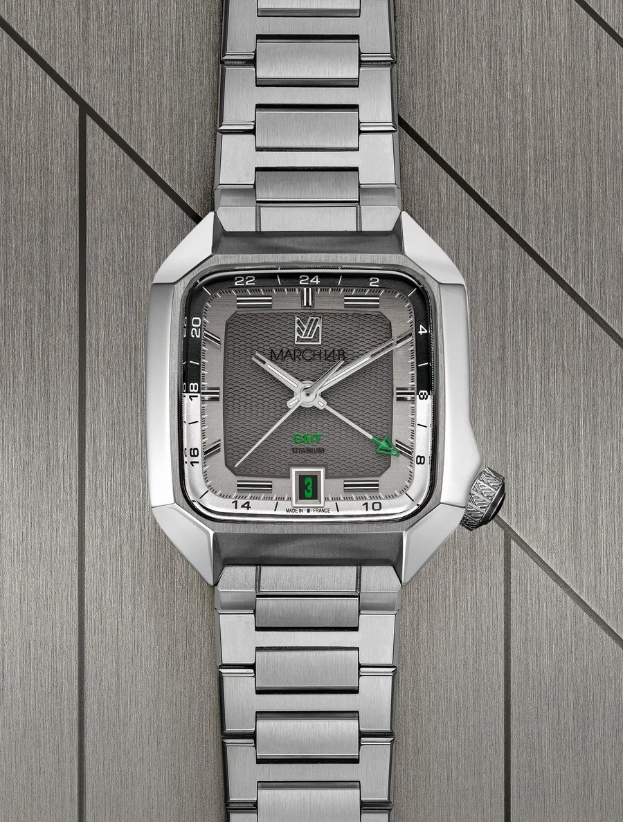 March LA.B AM2 Slim GMT Titane Millésime Mars 2025