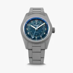 Nodus Sector II Field Titanium Marina, blue dial