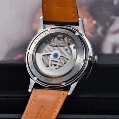 Pagani Design PD-1796 display caseback engraved PD-1796 and 100M, Pagani-logo rotor