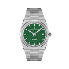 Pagani Design PD-1753 with green dial on integrated steel bracelet