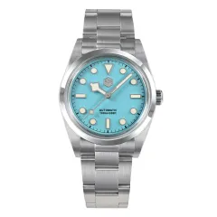 San Martin SN021-G-B2 with Tiffany blue dial and snowflake hands