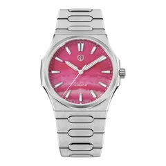Watchdives WD0016D with red agate dial