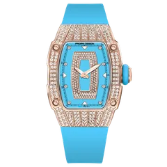 Pagani Design PD-YS013 with light blue dial and rose-gold-tone case