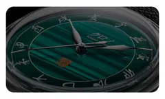 Kurono Tokyo 2026 Anniversary Malachite dial close-up