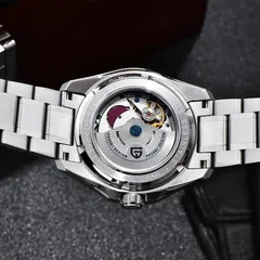 Pagani Design PD-1792 GMT display caseback engraved "PD-1792", "Sapphire crystal" and "10bar", with a Pagani-signed rotor