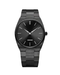 Undone Slim Black Edition with black sunray dial