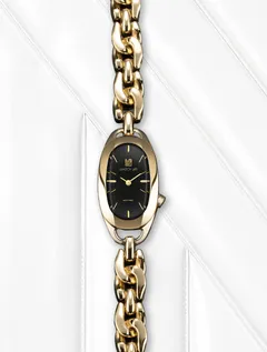 March LA.B Oblongue Supreme, gold PVD case