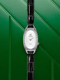 March LA.B Oblongue Diamants, diamond-set bezel