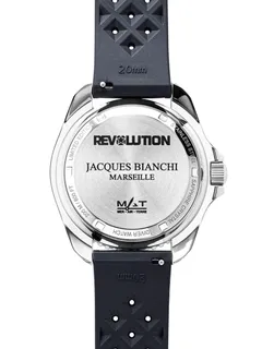 Jacques Bianchi JB200 Méduse caseback with Revolution engraving