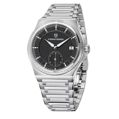 Pagani Design PD-YS029 with black dial on steel bracelet