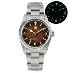 Watchdives WD1016 37mm with tropical brown dial