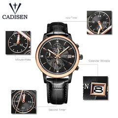 Cadisen C7058 function diagram (hour, minute and second timers, calendar window)