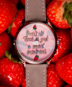 Mr Jones Berry Late Again! on the wrist