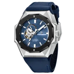 Pagani Design PD-YS010 with blue dial and black bezel on blue strap