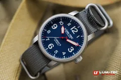 Lüm-Tec Combat B70 on a grey nylon strap