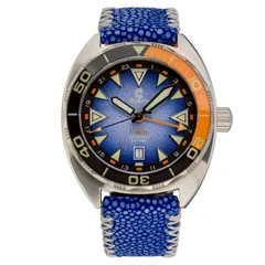 Ocean Crawler Core Diver GMT, V2 Black/Blue