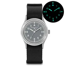 Militado ML14 V2 (VH31, K1), Grey dial, on black nylon strap