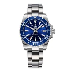 Addiesdive AD2504 with blue sunburst dial and blue ceramic bezel