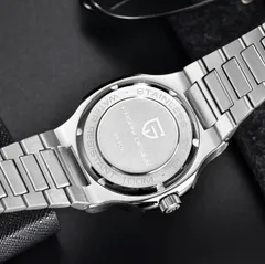 Pagani Design PD-1728 solid caseback engraved PD-1728 and Water resistant 100M