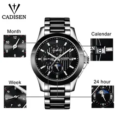 Cadisen C1037 function diagram (month, day, date and 24-hour indicators)