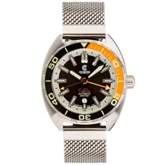 Ocean Crawler Core Diver GMT, Black/Orange