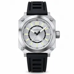 Aquatico Ironblock Tritium with silver steel dial