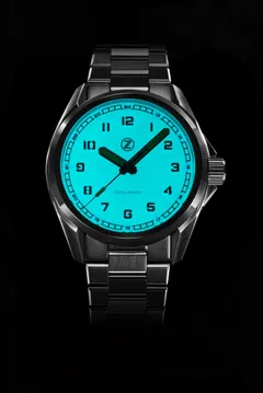 Zelos Swordfish Field 38mm SS Frost lume shot