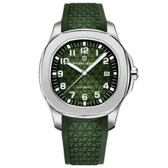 Pagani Design PD-YS031 with steel case and green dial on green strap