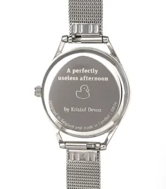 Mr Jones A Perfectly Useless Afternoon 31mm engraved steel caseback